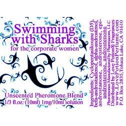 Love Potion� UNscented Pheromone Blend: SWIMMING WITH SHARKS for Women - 1/3 fl.oz. (10ml)
