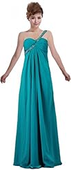 One Shoulder Keyhole Evening Dress/Bridesmaid Dress/Party Dress 