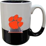 Clemson Tigers 2-Tone Grande Mug White/Black