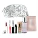 CLINIQUE by Clinique Travel Set: MU Remover + Eye Cream + Eye Mask + Mascara + Lip Gloss + Lipstick + Bag--6pcs+1bag