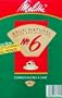 Melitta 626412 40 Count #6 Natural Brown Cone Coffee Filters