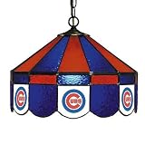 MLB Chicago Cubs 16-Inch Diameter Stained Glass Pub Light