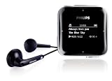 Philips 2 GB Flash MP3 Player with FM Radio and Built-in Rechargeable Battery (Black)