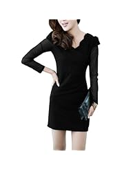 Cotton/Polyester Shirred Mini Dress 