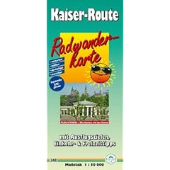 Radwanderkarte Kaiser-Route: Mit Ausflugszielen, Einkehr- und Freizeittipps, reissfest, wetterfest, beschriftbar und wieder abwischbar. 1:50000: ... beschriftbar und wieder abwischbar, GPS-genau
