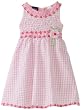 So La Vita Toddler Girls Toddler U-Neck Smocked Yoke Dress