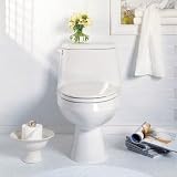 Cadet One Piece Round Front Toilet Finish: Silver