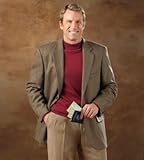 IMAGE OF TravelSmith Mens Any Itinerary Sport Coat Tan Multi 44 Reg