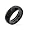 Eve's Addiction Stainless Steel Black Plate Serenity Prayer Ring, 5