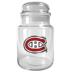 Montreal Canadiens NHL 31oz Glass Candy Jar by Great American Products