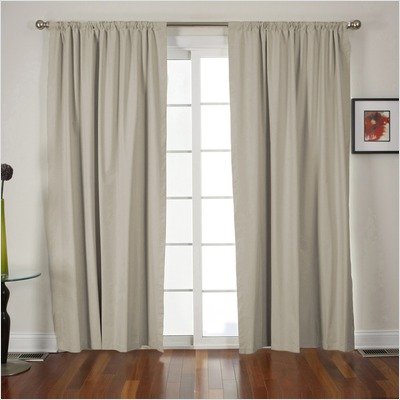 Single Panel Blackout Drapery in Satintone Camel Size: 50 W x 95 H