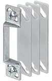 Prime-Line Products K 5009 Screen Door Strike Plate, 1/4-Inch with Shims, Aluminum