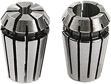 Atwobic 2pcs Super Precision 1/8" and 1/4" ER11 ER-11 Spring Collet Set for CNC Engraving Machine & Milling Lathe Tools