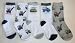 Stride Rite Boy's Crew Socks 5 Pair - White/Grey/Multi-Construction (Shoe Size: 7-10)