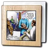Review 3dRose LLC  / Bad E.R. Room - 6 Inch Tile Napkin Holder