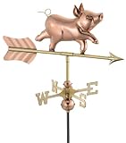 Good Directions 8800P Whimsical Pig Cottage-Size Weathervane, Polished