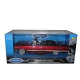 1963 Chevrolet Impala Convertible Lowrider Red 1:24