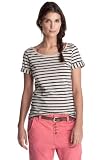ESPRIT Collection Damen T-Shirt, gestreift C23661