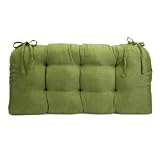 Camellio Bench Pad with Ties in Green