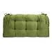 Camellio Bench Pad with Ties in Green