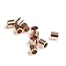 50 pcs 14k Rose Gold Filled Round 2mm x 2mm Crimp Tube Bead Spacer/Findings/Rose Gold