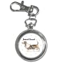 Basset Hound Key Chain Pocket Watch