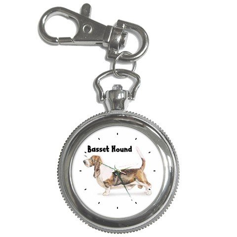 41 lroabbvL Basset Hound Key Chain Pocket Watch