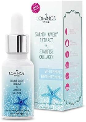 Lominos White Serum Placental Salmon Mixed Starfish Collagen Wrinkle Acne 20 Ml. [Get Free Tomato Facial Mask + Free Gift : New IZE Jelli Balm !! Dizziness Nasal Insect Bite Inhaler Relief Faint]