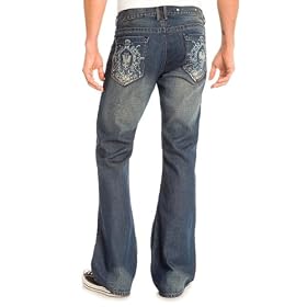 G by GUESS Regiment Low Wide Bootcut Jeans