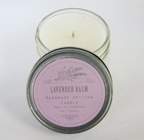 Flashpoint Candles 104IM-P-36-1 Inspirational Mini Jar Candle in Lavender Balm scent
