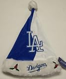 Forever Collectibles Los Angeles Dodgers Colorblock Santa Hat