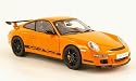 Porsche 997 GT3 RS, l-noire, 2006, Model Car, Miniature d&eacute;j&agrave; mont&eacute;e, voiture Art 1:18