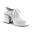 Pleasers White Patent Disco Costume Shoes