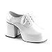 Pleasers White Patent Disco Costume Shoes