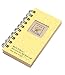 Out of the Months of Babes - Hard Cover Yellow & Kraft Available (prompts on every page, recycled paper, read more...) (3" x 5", Buttercup Yellow)