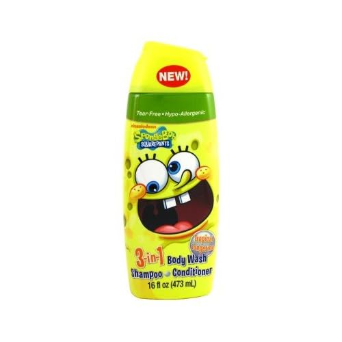 Spongebob Squarepants 3In1 Body WashShampooConditioner