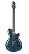 Godin LGX-SA Solid Body 3-Voice Electric Guitar (Trans Blue AAA)