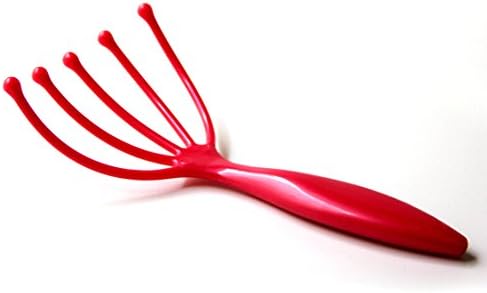 Pack of 2 MLXGER® Mini Protable Handy Head SPA Scalp Massager Equipment Stress Relax (Red)