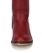 Breckelle AE45 Women Leatherette Round Toe Riding Knee High Boot - Red
