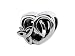SilveRado(tm) MIB080 Sterling Silver Celtic Forever in my Heart Bead / Charm