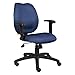 Ratchet Mid-Back Molded Foam Task Chair with Adjustable Arms Fabric: Blue, Arms: Adjustable Arms