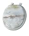 Mayfair 1365EC 000 Soft Series Roman Marble Toilet Seat with Easy-Clean Hinges, Round, White