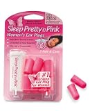 Sleep Pretty In Pink Women's Earplugs 7 Pr
