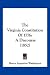 The Virginia Constitution of 1776: A Discourse (1852)