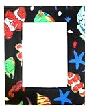 Cute Fish Frame Fits 4 x 6 Pictures and Photos GREAT GIFT IDEA for Baby Shower, Wedding, Travel, Scrapbooking, Unique Gifts