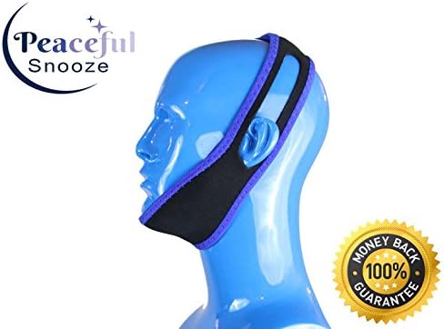 Chin Strap-Snoring and Heavy Breathing. Stop Immediately! Top Rated Anti Snoring Jaw/ Chin Strap Device - TRY IT RISK FREE! Stop Snoring or 100% Money Back Guaranteed