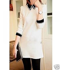  Long Sleeves  Dress With Pearls
