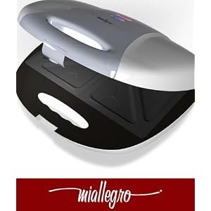 Miallegro 2020 Sandwich Maker / Grill with Non-stick tray, White