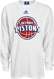 Detroit Pistons Youth adidas Long Sleeve Waffle Tee