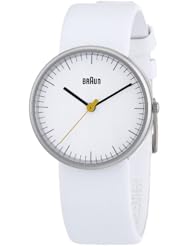 Braun Womens BN0021WHWHL Classic Analog Display Quartz White Watch